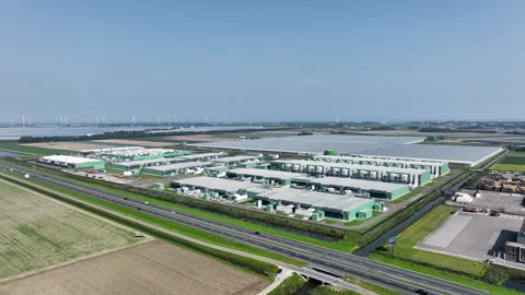 Microsoft Data Center Stock Footage 250092946