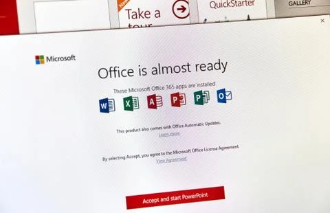Microsoft Office 365 installation procees Фото