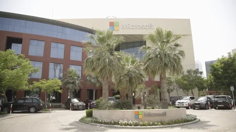 Microsoft Office Building In Dubai 스톡 동영상 116247465