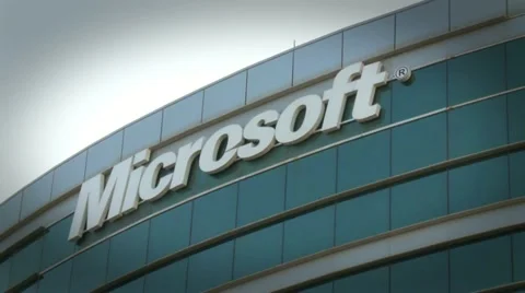 Microsoft office building Stock Footage 11857685