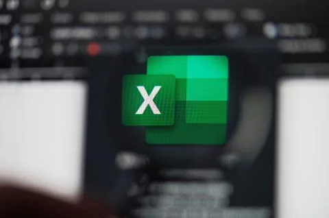 Microsoft office excel Stock Photos