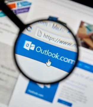 Microsoft Office Outlook. Stock Photos