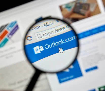 Microsoft Office Outlook. Stock Photos