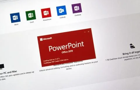 MIcrosoft Office PowerPoint Stock Photos
