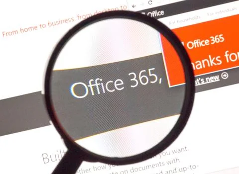 Microsoft Office software. Stockfoto's