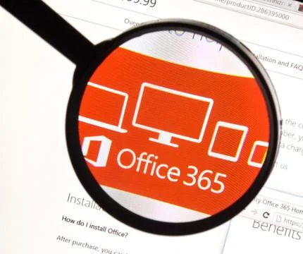 Microsoft Office software. Stock Photos