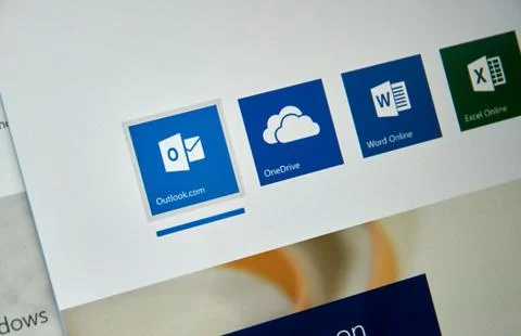 Microsoft Office Word, Excel. Stock Photos