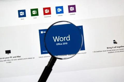 MIcrosoft Office Word Stock Photos