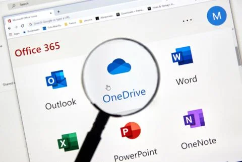 MIcrosoft One Drive icon Stockfoto's