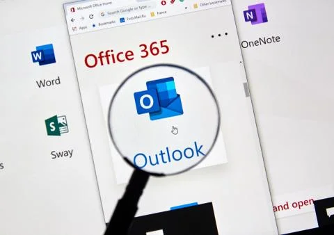 MIcrosoft Outlook icon Stockfoto's