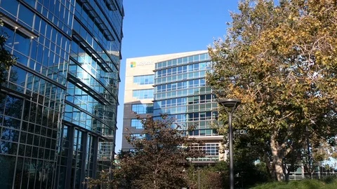 Microsoft Silicon Valley Stock Footage 95492587