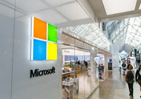 Microsoft store Stock Photos