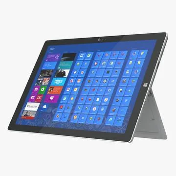 Microsoft Surface Pro 3 Tablet 3D Model
