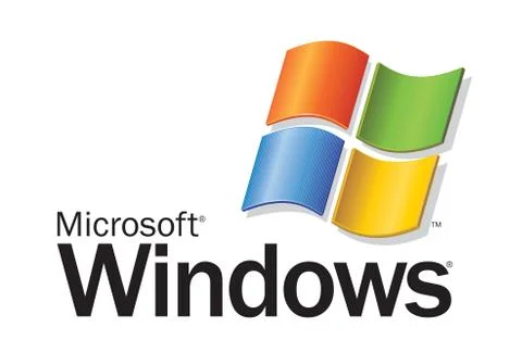 Microsoft Windows logo illustration emblem Stock Illustration