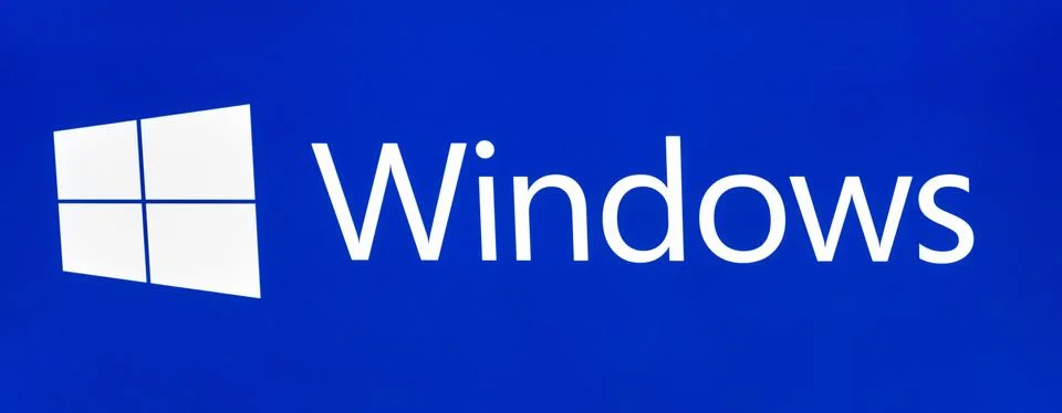 Microsoft Windows logo. Stock Photos