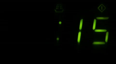 Microwave count Stock Footage 779940