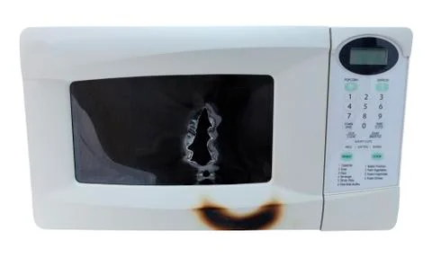 Microwave explosion Stock Photos