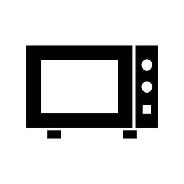 Microwave icon. Heating. Kitchen appliance. Vector. Stock Illustration