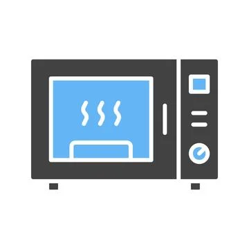 Microwave Icon Image. Stock Illustration