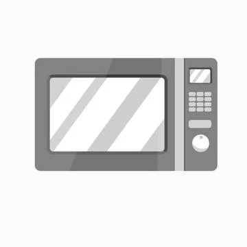 Microwave icon isolated vector illustration image. Illustrazione stock