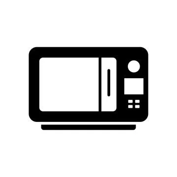 Microwave Icon Vector Design Illustration Stock Illustration