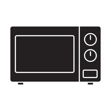 Microwave icon vector for graphic design, logo, website, social media, mobile Stock-Illustration