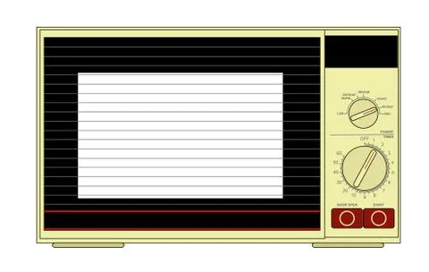 Microwave Stock-Illustration