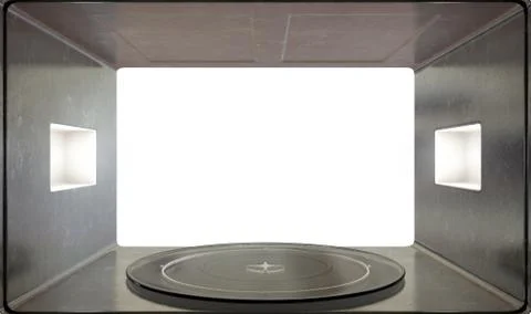 Microwave Interior Stock Illustration