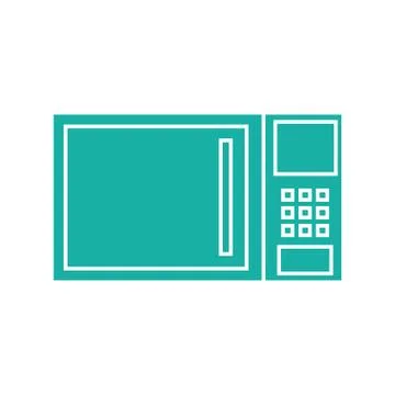 Microwave kitchen appliance Stock Illustration