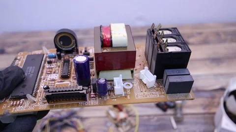Microwave Oven Circuit Board 스톡 동영상 226960449