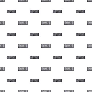 Microwave oven display seamless pattern background texture Stock Illustration