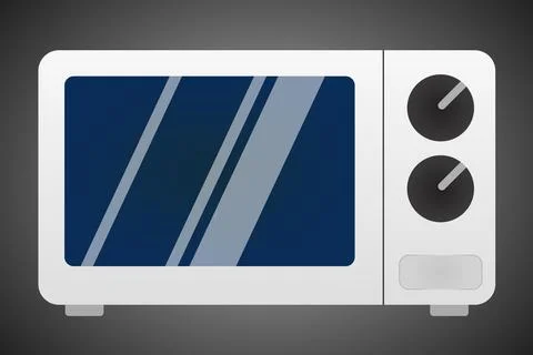 Microwave oven - flat design Stock Illustration