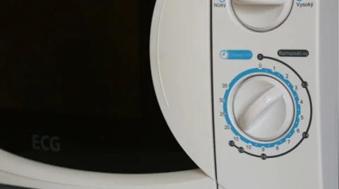 Microwave Oven Stock Footage 42648392