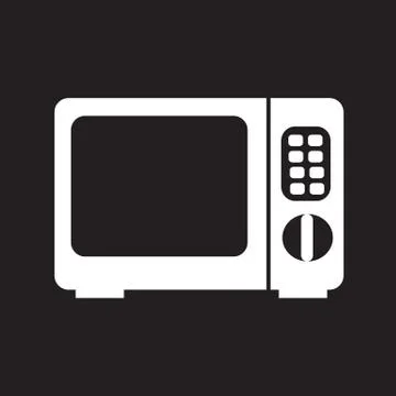 Microwave oven icon Stock Illustration