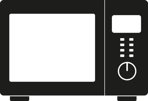 Microwave oven icon. 스톡 일러스트