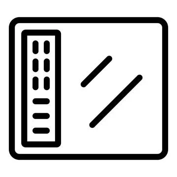 Microwave oven icon representing quick and easy meal preparation Stock Illustration