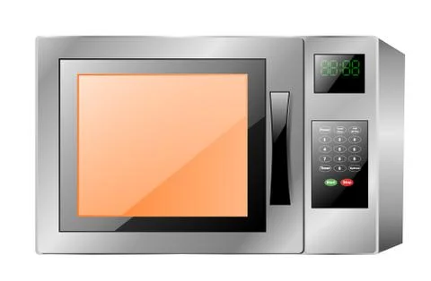 Microwave Oven Illustrazione stock