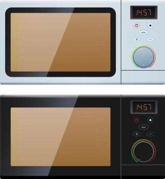 Microwave oven Stock Illustration