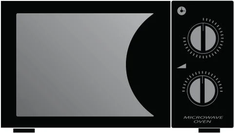 Microwave oven Stock Illustration