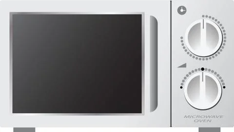 Microwave oven Illustrazione stock