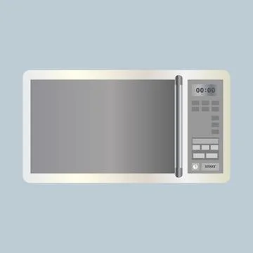 Microwave oven. Illustrazione stock