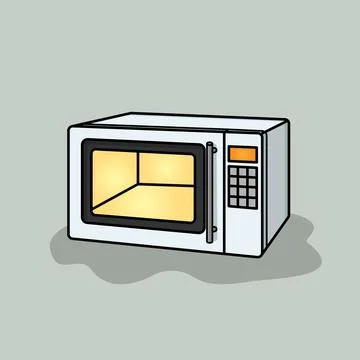 Microwave Oven Stock Illustration