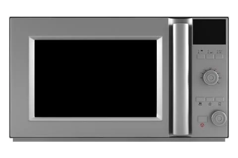 Microwave oven isolated on white background. clipping path Stock-Illustration