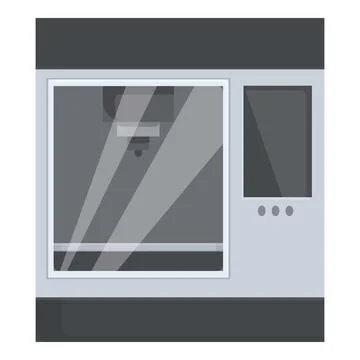 Microwave oven on kitchen counter Illustrazione stock