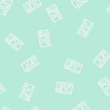 Microwave oven line icon vector symbol illustration 库存插图