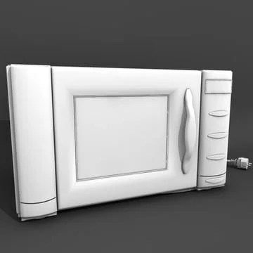 Microwave_out.c4d.zip 3D Model