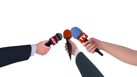 Mics in hands 動画素材 90525295