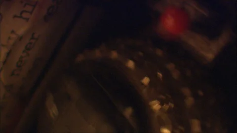 Mid 20th Century typewriter in close up, click-clacking away on keys Video stock 91144631