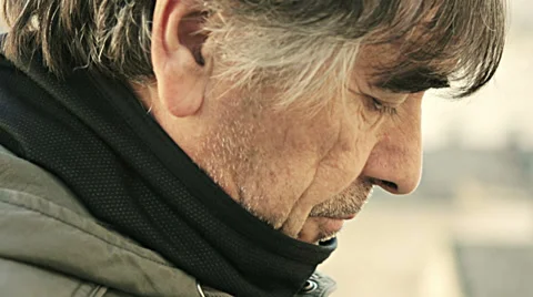 Mid adult using digital tablet outdoors Stock Footage 34278020