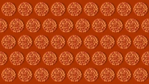 Mid Autumn Festival Mooncake Pattern Background for Autumn Equinox Celebratio Stock Footage 343844890